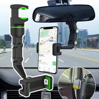 [ Featured ] 360 ° Rotatable Car Mobile Phone Holder / Auto Rearview Mirror Seat Hanging Clip Bracket /  Car Cell Phone Holder Stand Support