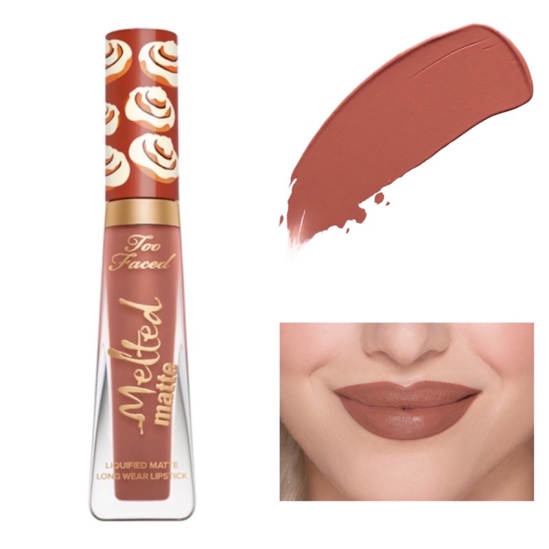 [ของใหม่] TOO FACED Melted Matte Liquified Matte Long Wear Lipstick - Cinnamon Bun (Limited Edition)