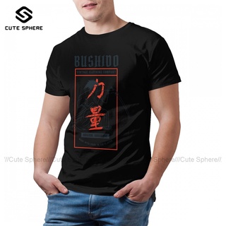 [100% Cotton] เสื้อยืดลําลอง แขนสั้น พิมพ์ลาย Bushido s 100 เปอร์เซ็นต์ โอเวอร์ไซซ์ ใส่เดินชายหาดได้ สําหรับผู้ชาย 77779