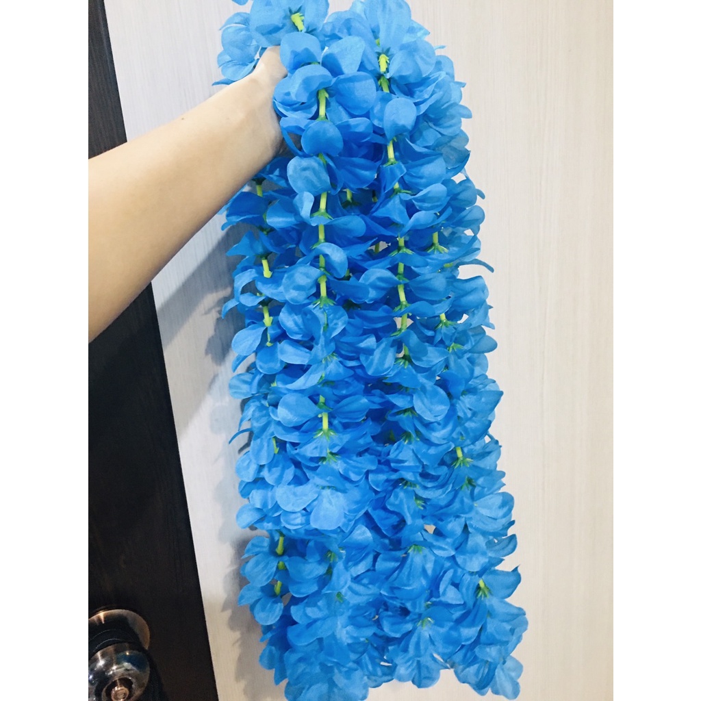พวงมาลัยฮาวาย( มาลัยฮาวายดอกล้วน) มาลัยลีลาวดีผ้า พวงมาลัยดอกไม้ผ้า ราคา ถูกที่สุด ดีลบีเคเค แกลเลอรีภาพที่ 6