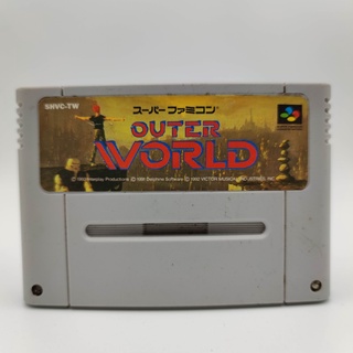 OUTER WORLD ตลับแท้ Super Famicom [SFC] เทสแล้ว เล่นได้