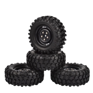 ยางล้อรถ ขนาด 96 มม. 1.9 นิ้ว สําหรับรถไต่หินบังคับ Axial SCX10 D90 Tamiya CC01 1:10 4 ชิ้น