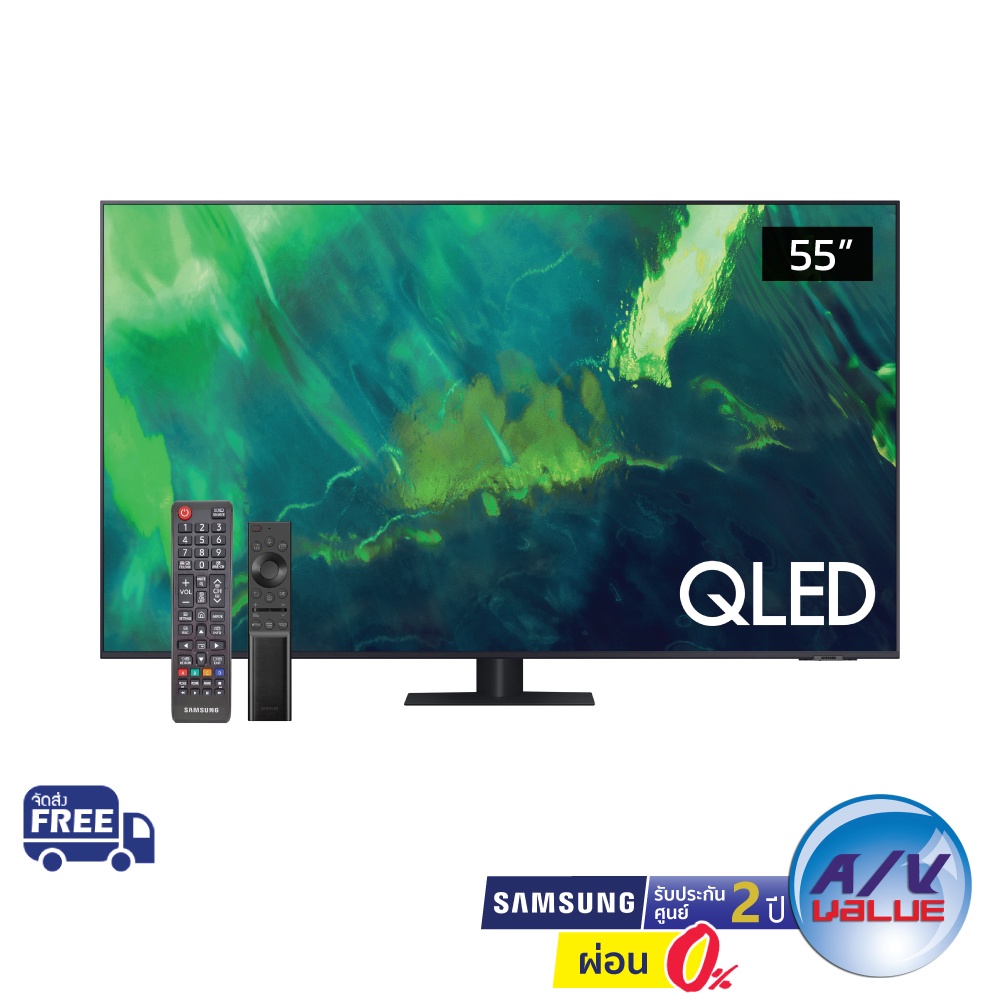 [ ส่งฟรี ] Samsung QLED 4K TV รุ่น QA55Q70A ขนาด 55 นิ้ว Q70A Series ( 55Q70A ) 55Q70 Q70 ** ผ่อน 0% **
