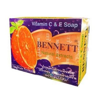 *🔥41บ.🔥 BENNETT Natural Extracts Vitamin C&amp;E Soap 130g. สบู่ เบนเนท วิตามินอีสูตรซี+อี