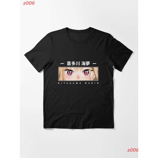 เสื้อยืดสีขาวz006 My Dress-up Darling Marin Kitagawa Essential T-Shirt เสื้อยืดพิมพ์ลาย เสื้อยืดชาย เสื้อเชิ้ตหญิง คอกลม