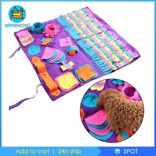 Dog Pet Snuffle Mat Nose Training Sniffing Pad Toy Feeding Cushion Blanket