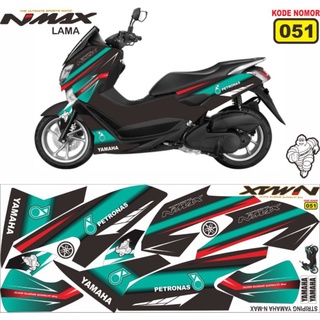 สติกเกอร์รูปลอก สําหรับ yamaha n max petronas striping yamaha ocito petronas yamaha n max