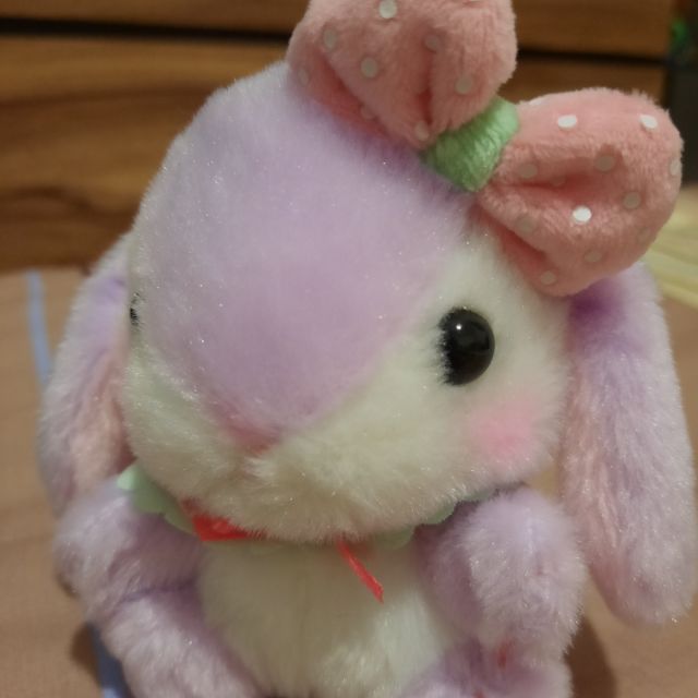 พวงกุญแจ Pote Usa Loppy  - Strawberry Feeling Little Mascot D