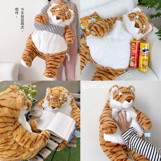 🐯🧡ตุ๊กตา ตุ๊กตาเสือ เสืออ้วน น้องอ้วนลงพุง น่ารัก Tiger doll ตุ๊กตาน่ารัก พร็อบแต่งห้อง ของขวัญวันเกิด แต่งห้อง