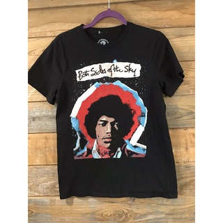 oversize T-shirt เสื้อยืดผ้าฝ้าย พิมพ์ลายอัลบั้ม Jimi Hendrix Both Sides of the Sky สําหรับผู้ชาย HBdimi47MBmkpb37 S-5XL