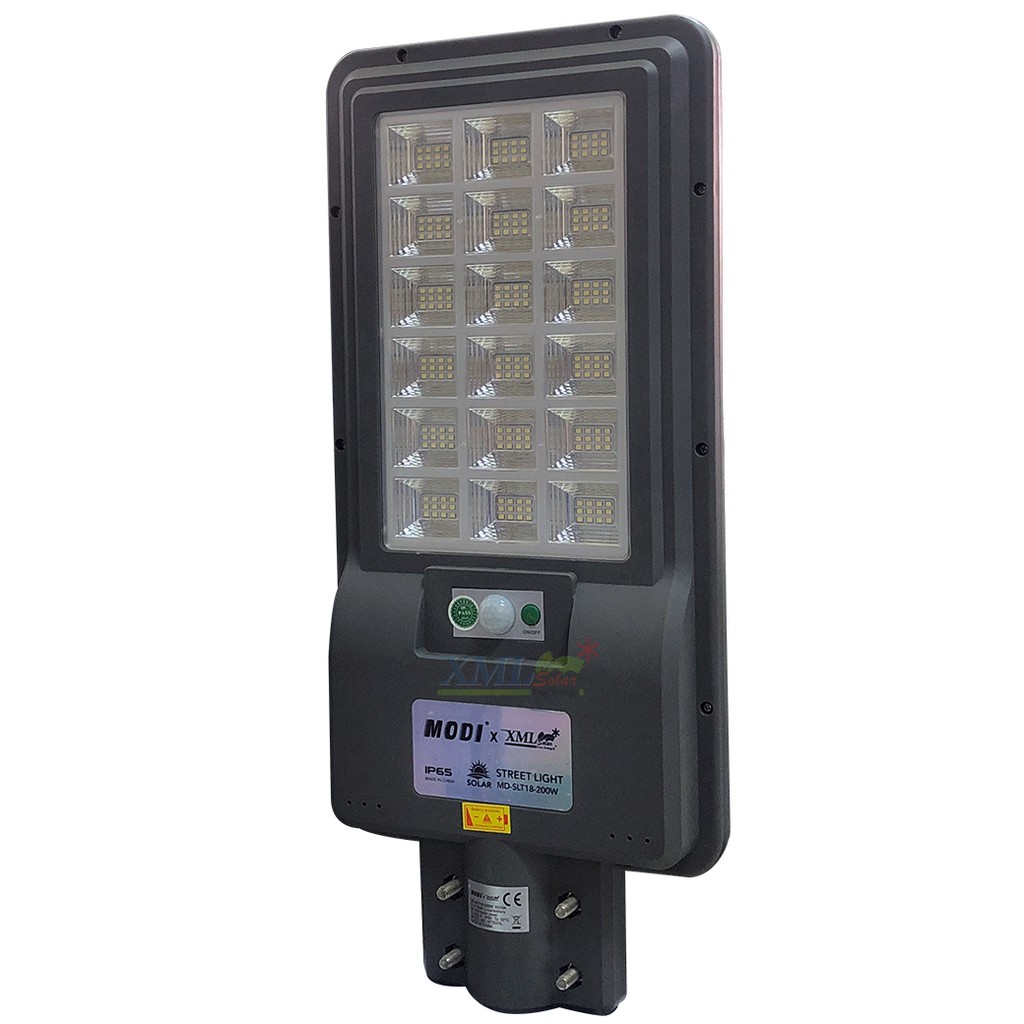 โคมไฟถนนโซล่าเซลล์ Modi-Solar 200W Series 2020 (แสง : ขาว)