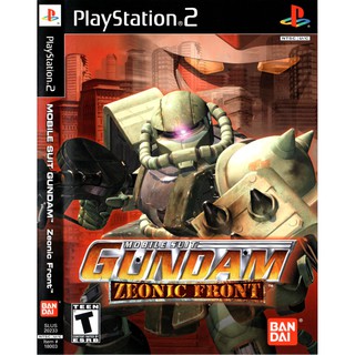 แผ่นเกมส์ Mobile Suit Gundam Zeonic Front PS2 Playstation 2 คุณภาพสูง ราคาถูก