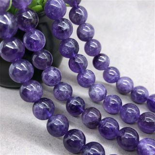 อเมทิสต์ (Amethyst) 8-12mm. (10เม็ด/set)