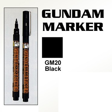 ปากกามาร์กเกอร์กันดั้ม - น้ํา GM20 (สีดํา)