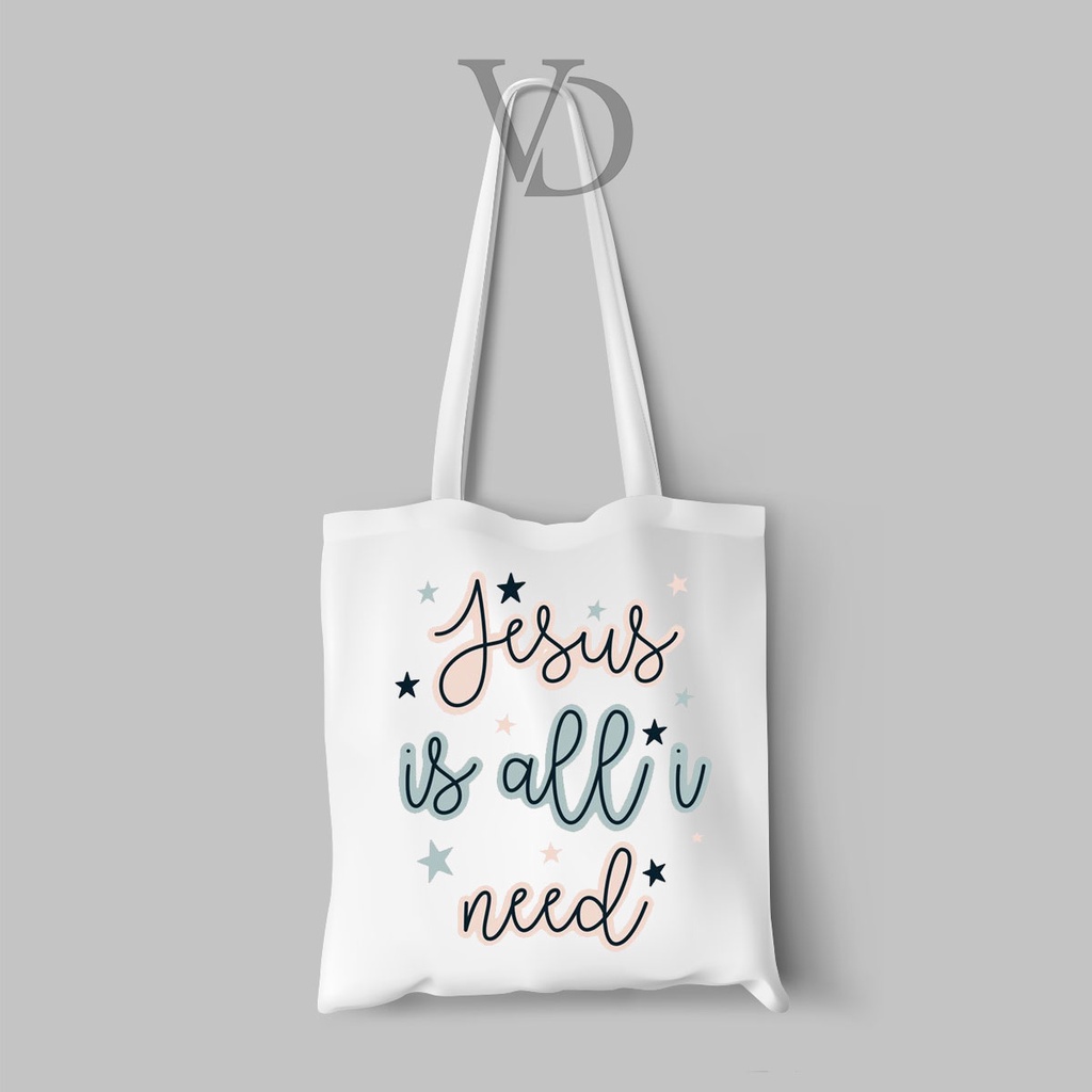กระเป๋าโท้ตผ้าใบ BIBLE QUOTES / CHRISTIAN QUOTES / AESTHETIC TOTEBAG / กระเป๋าช้อปปิ้งทันสมัย