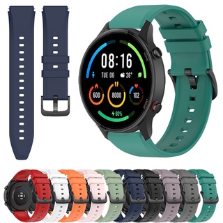 สายนาฬิกาข้อมือซิลิโคน 22 มม. สําหรับ Xiaomi Smart Mi Watch Global Strap Bracelet Watchband