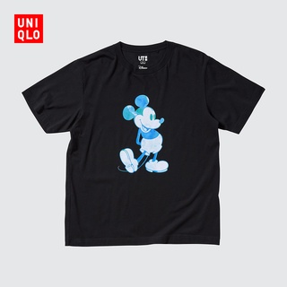 Uniqlo เสื้อยืดแขนสั้น พิมพ์ลาย MICKEY สําหรับผู้ชาย และผู้หญิง (UT) 447181