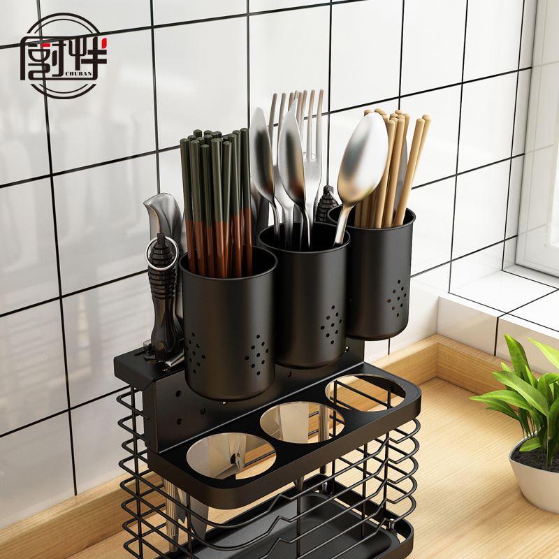 ☀304 stainless steel knife holder chopsticks storage rack chopsticks ...