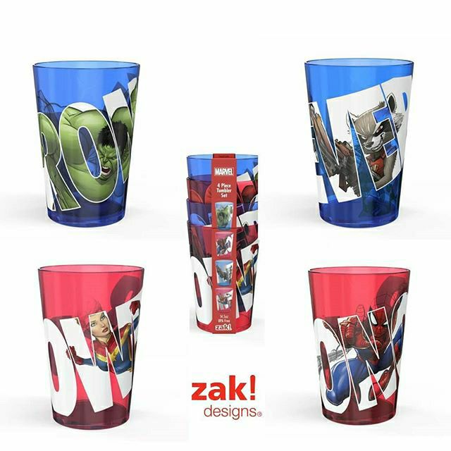 Marvel  14.5oz 4pk Plastic Tumbler Set - Zak Designs
