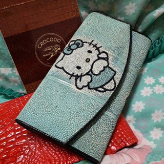 stingray long wallet purse กระเป๋าหนังปลากระเบน2