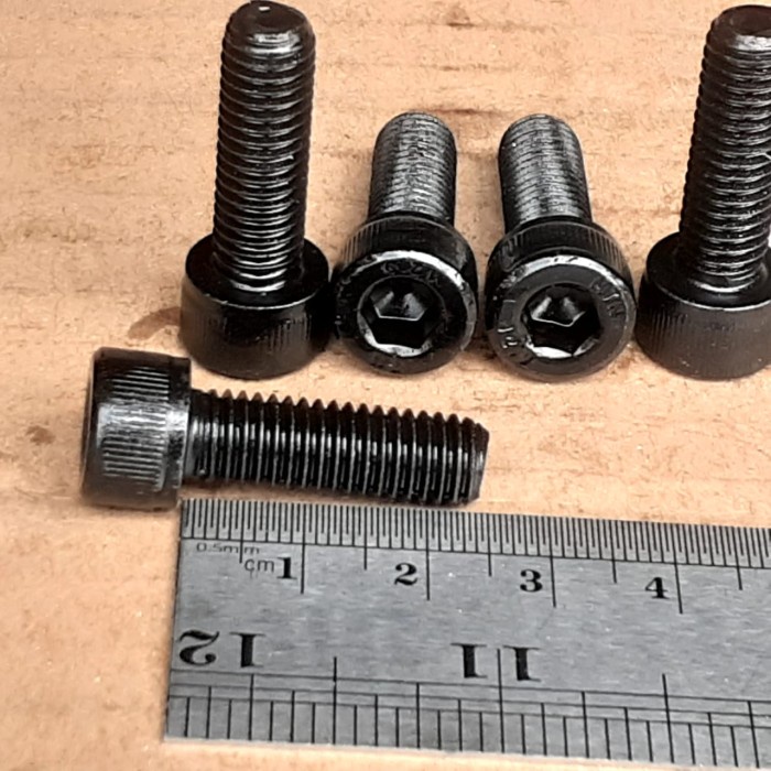 L-BOLT M8X25 (2.5CM) เหล็กเต็ม / L-BOLT STEEL M8 X 25 GRADE 12.9 / L-BOLT STEEL M8 LENGTH 2.5 CM / L