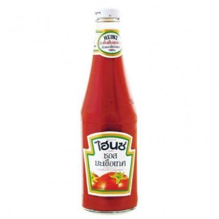 🔥The Best!! HEINZ ไฮนซ์ ซอสมะเขือเทศ ขนาด 600กรัม/ขวด ยกแพ็ค 2ขวด Tomato Sauce น้ำจิ้มและน้ำสลัด