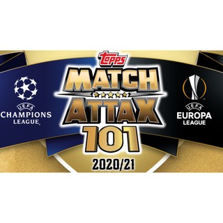 [101 การ์ดนับถอยหลัง 001-020] 2020/21 Match Attax 101 การ์ดฟุตบอล