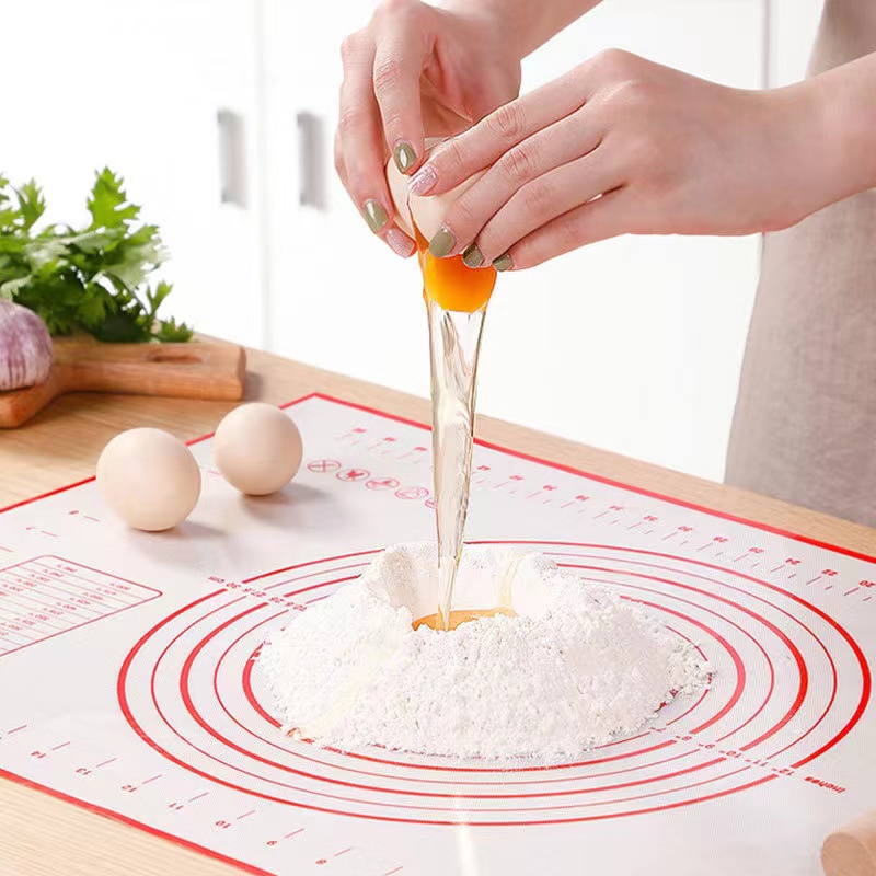 ☀️โค้ดส่งฟรี ☀️ แผ่นรองนวดแป้ง มี 3 ขนาด ซิลิโคนเกรดอาหาร ทนต่อการสึกหรอ และทนทาน ทนต่ออุณหภูมิสูง 230℃ - รูปที่ 6