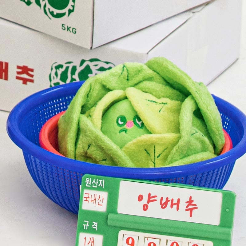 Bite Me Toy ของเล่นผักกาดหัวหอมเกาลัดกระหล่ำปลีข้าวโพดหวาน และกระเทียม นำเข้าจากเกาหลี  