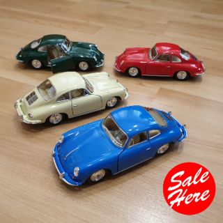 รถโมเดล DIE CAST [PORCHE CLASSIC CAR] รถคราสสิค พอร์ช  ของเล่นและสะสมรถเหล็กมีลาน รถเหล็กSCALE 1:36