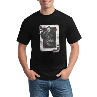 เสื้อยืดลําลอง พิมพ์ลาย The Walking Dead Twd Negan Playing Card Walkers Zombies สําหรับผู้ชาย