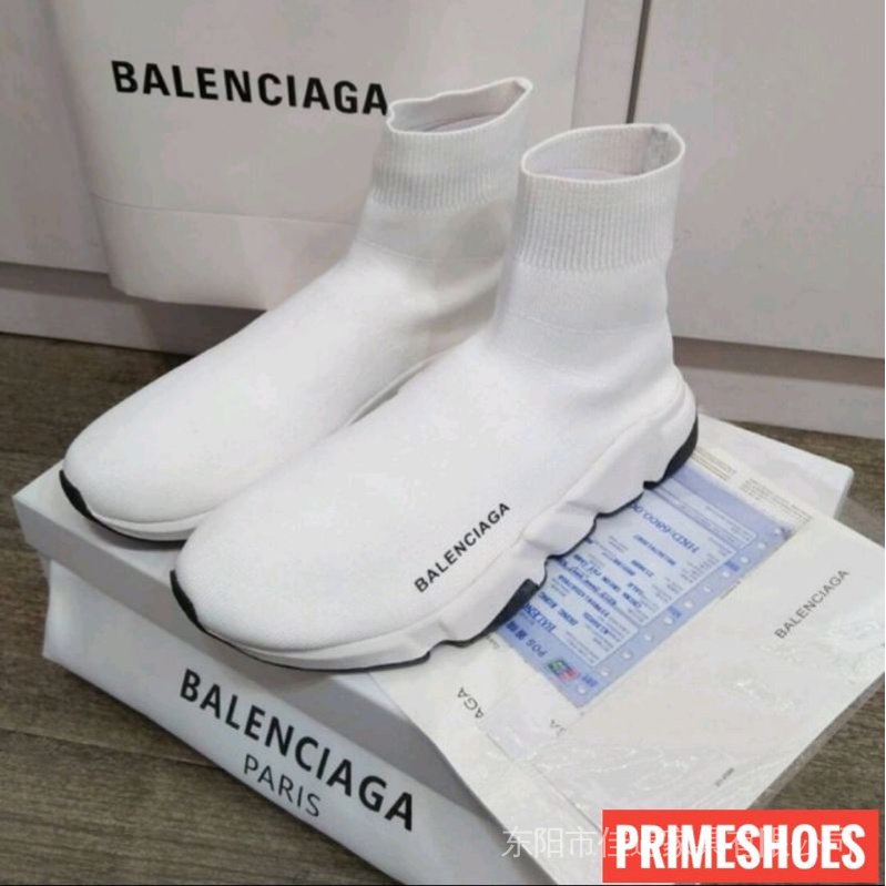 Hpzy White Balenciaga รองเท้า