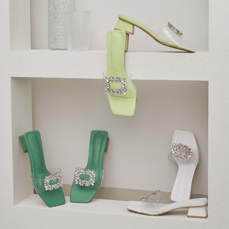 MINX รุ่น Kay รองเท้าส้นสูง ประดับเพชร minxshoes