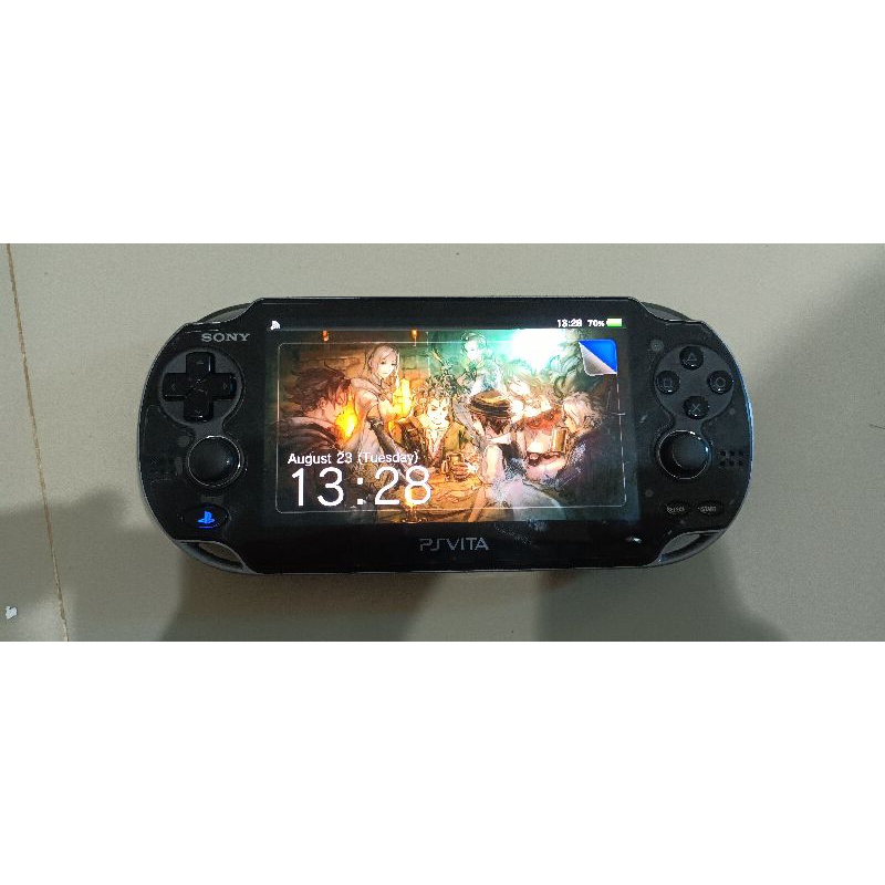 PsVita 1000 มือสองสภาพดี มี PKGJ โหลดเกมเองได้ ปุ่มเเน่นๆ เล่นเกมเก่าของ GBA / PSP / PS1 ได้