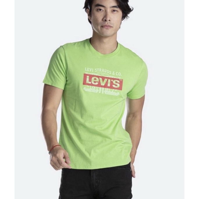 เสื้อยืดผู้ชาย Levi’s (ลีวายส์) ของแท้ ของใหม่ ป้ายไทย ป้ายห้อย ไซด์ L ลด 50%