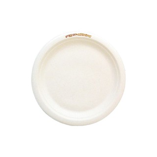 เกรซ ซิมเปิล จานกระดาษมีขอบ รุ่น P013 ขนาด 9 นิ้ว แพ็ค 50 ใบ/Grace Simple Paper Plates with Edges, Model: P013, Size 9 i