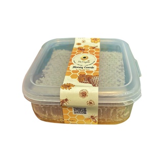 รวงผึ้งดอกลำไย 400 กรัม (Honeycomb) มี อย. และรองรับมาตรฐานฟาร์มผึ้งที่ดีจากกรมปศุสัตว์
