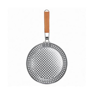 257103, Grill Zone, Brushed Silver, Non-Stick Round Skillet , กระทะเงินกันติดทรงกลมกริลล์โซน