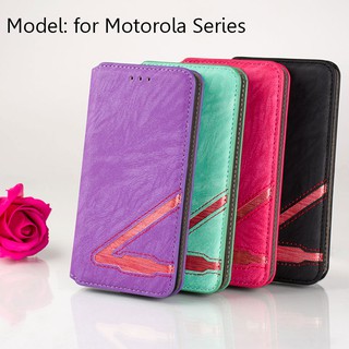 Motorola G4 plus case G5 Plus G5S plus X4 Z3 play X play G6 Plus G7 E5 PU leather fashion cover