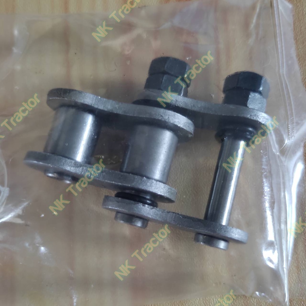 (#60 ข้อครึ่ง = สั้น มีเกลียว) ข้อต่อโซ่ คอลำเลียง DC60 DC68 DC70 DC93 DC95 DC105 ข้อต่อโซ่คอลำเลียง