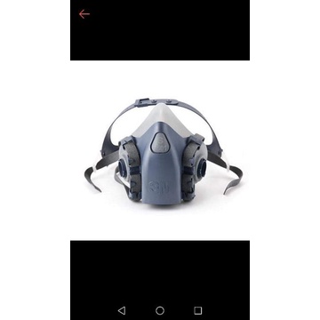 №❡3M รุ่น 7501 หน้ากากแบบครึ่งหน้าไส้กรองคู่ (ราคาหน้ากากพร้อมใสกรอง