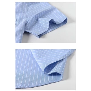 เสื้อเชิ้ตแขนสั้น Oxford รุ่น TheDOT. ผ้าทอ Twill หนานุ่ม ใส่สบาย ทนทาน