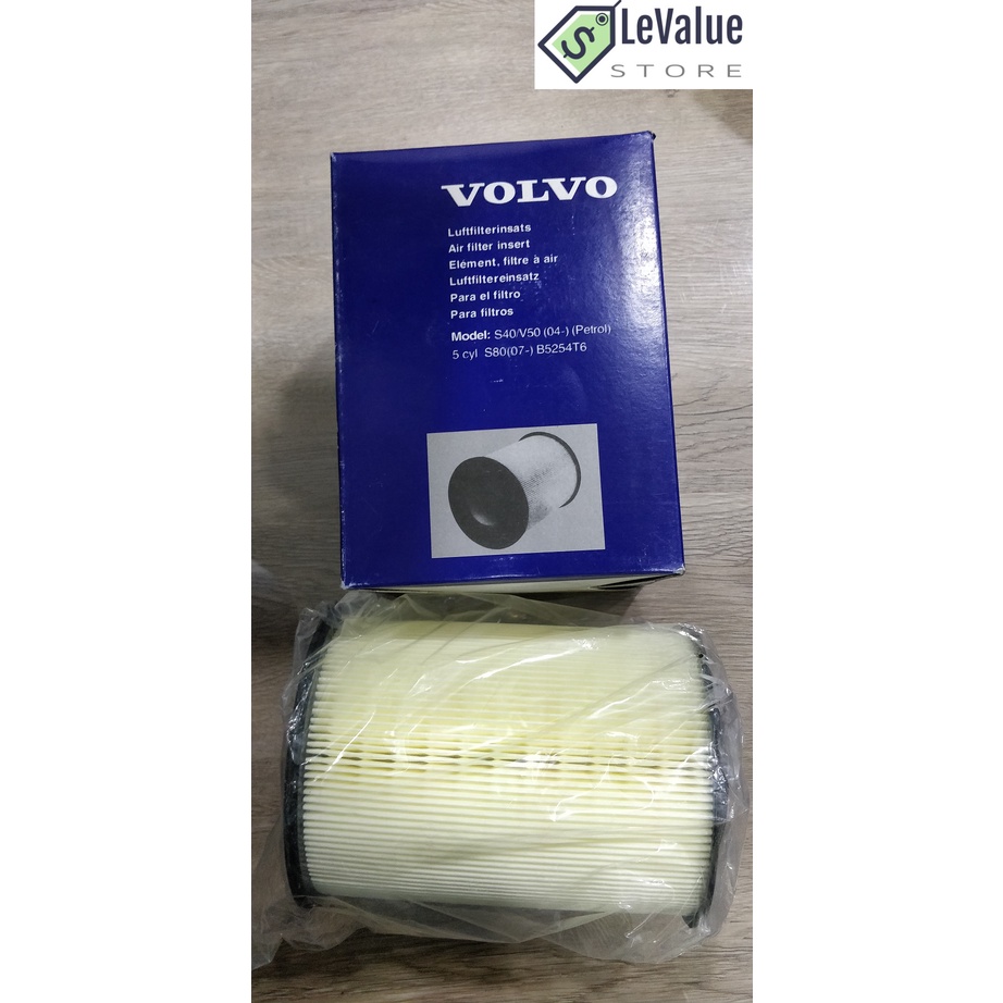 Volvo กรองอากาศ S40 V40 V50 2004 - Petrol 5 Cyl S80 2007 - 30792891