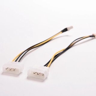 1 PCS 20Cm 4 Pin Molex IDE 3ขา CPU คอมพิวเตอร์ CPU พัดลม Power Connector สายเคเบิลอะแดปเตอร์