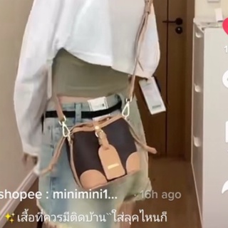MUST HAVE ✨️ กระเป๋า mini bag สะพายข้าง ตะมุตะมิ มี2สี ครีม``น้ำตาล แมชลุคง่าย| Pre-order 7-20วัน