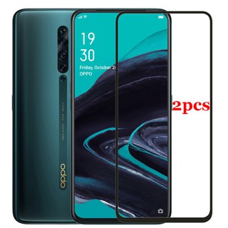 2PCS กระจก OPPO Reno2 F Tempered Glass Full Cover Screen Protector OPPO Reno 2 2F กระจกครอบเต็ม ป้องกันหน้าจอ ฟิล์ม