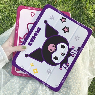 เคสฝาพับแม่เหล็ก ลายคิตตี้น่ารัก สําหรับ iPad Air 4th 10.9 นิ้ว 2020 Pro 11 2020 2018 Pro 12.9 2021 iPad 10.2 (Gen 9 8 7) iPad Air 5 4 Mini 6 Pro 11 Pro 12.9