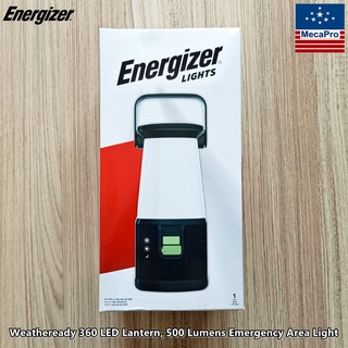 Energizer® Weatheready 360 LED Lantern, 500 Lumens Emergency Area Light โคมไฟฉุกเฉิน โคมไฟแคมป์ปิ้ง ไฟตะเกียง