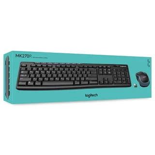 ⚡️คีย์บอร์ดและเมาส์ไร้สาย⚡️ LOGITECH MK270R Wireless Combo Mouse + Keyboard (คีย์ไทย-อังกฤษ) ประกัน 3 ปี