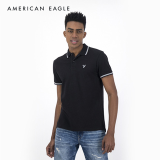 American Eagle Slim Fit Pique Polo Shirt เสื้อโปโล ผู้ชาย ทรงสลิม (NMPO 018-9150-001)